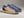 Carrucci Quilted Leather Sneaker - Cognac/Blue