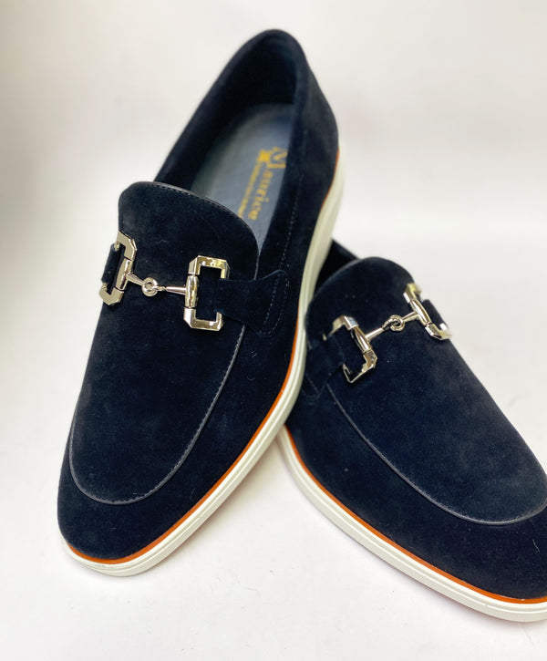 C&E Shoes Maurice Suede Loafer - Black