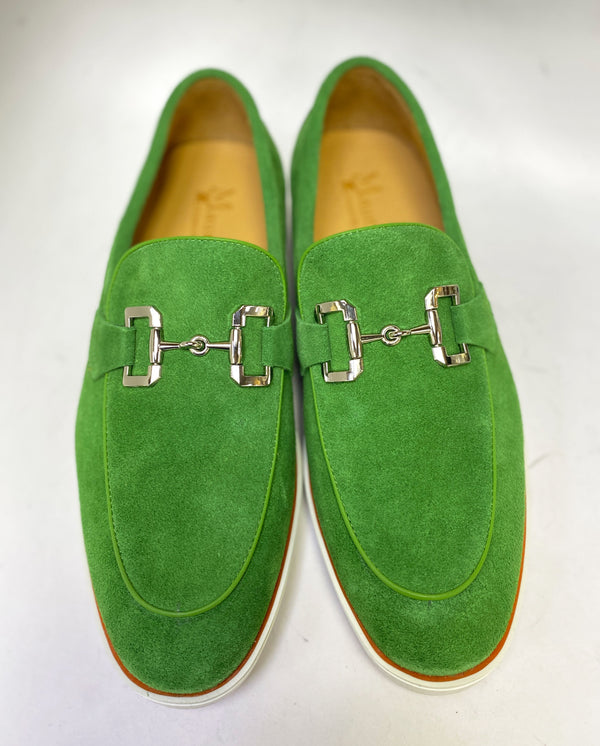 C&E Shoes Maurice Suede Loafer - Green