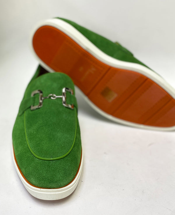 C&E Shoes Maurice Suede Loafer - Green