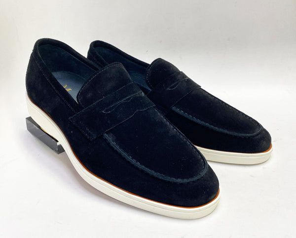 Maurice Suede Penny Loafer - Black