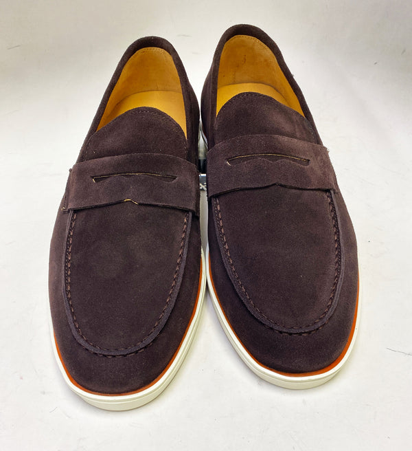 Maurice Suede Penny Loafer - Brown