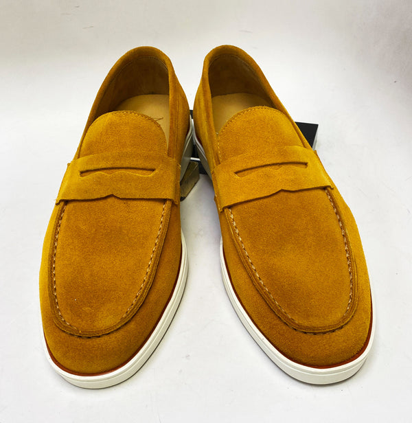 Maurice Suede Penny Loafer - Mustard