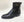 Maurice Leather Boot with 3 Zippers - Black
