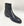 Maurice Leather Boot with 3 Zippers - Black