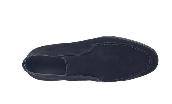 Carrucci Suede Loafer - Black