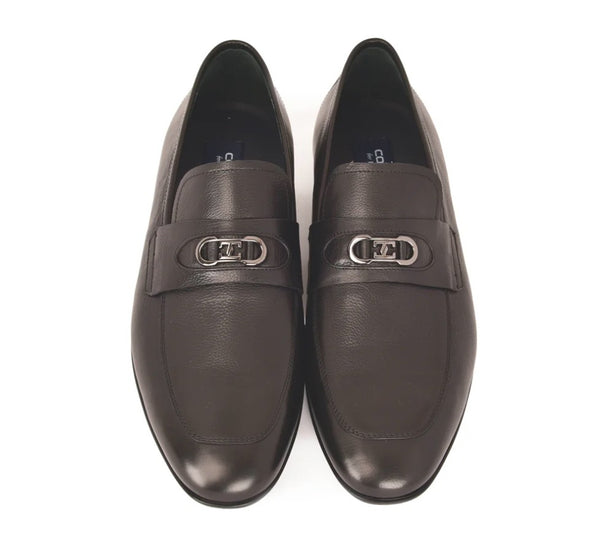 Corrente Leather Loafer - Black