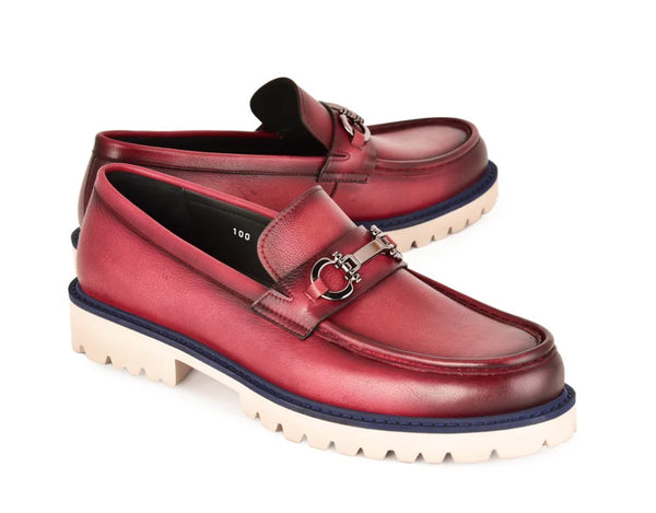 Corrente Leather Loafer - Burgundy