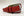 C Collection Leather Belt - Red