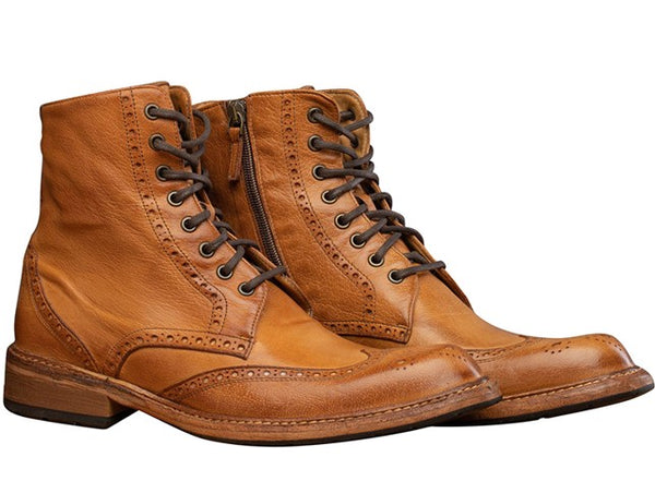 Toscana Cesar Leather Boot - Brick
