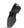 A black leather dress shoe shown from sole sid´, highlighting the side profile, heel, and sole details against a clean white background.