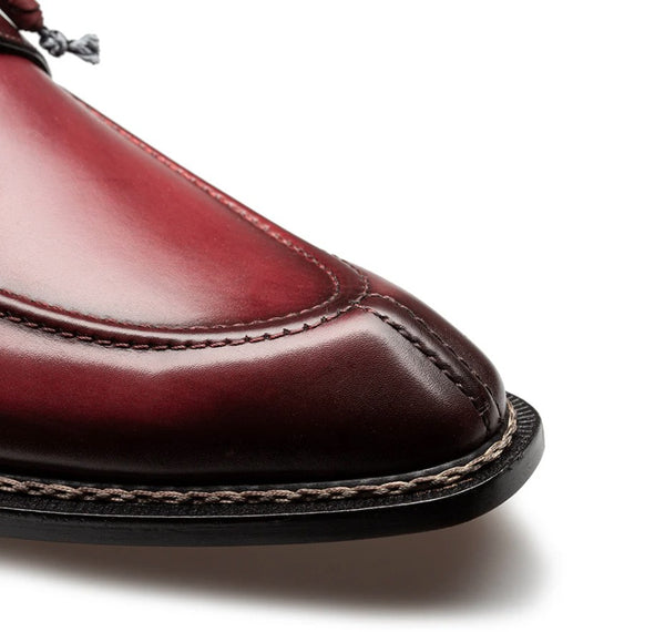 Mezlan Belmonte Leather Shoe - Burgundy