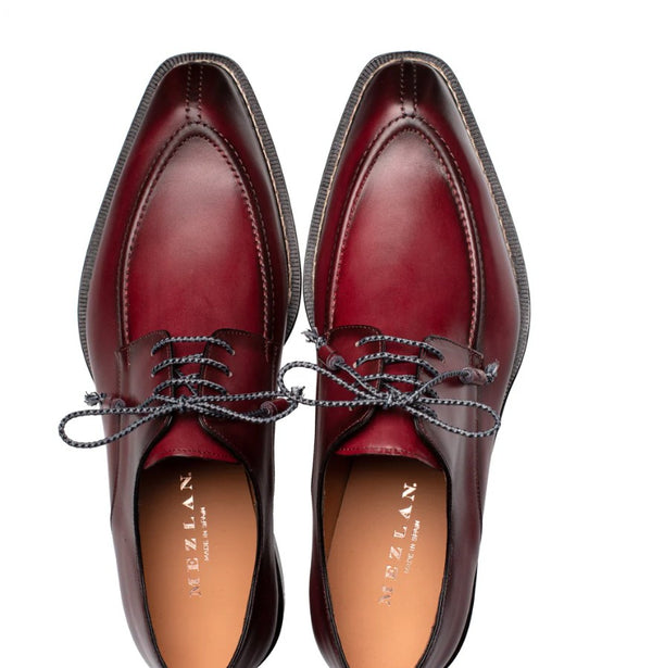 Mezlan Belmonte Leather Shoe - Burgundy