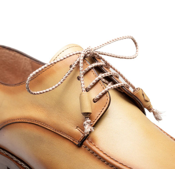 Mezlan Belmonte Leather Shoe - Mustard