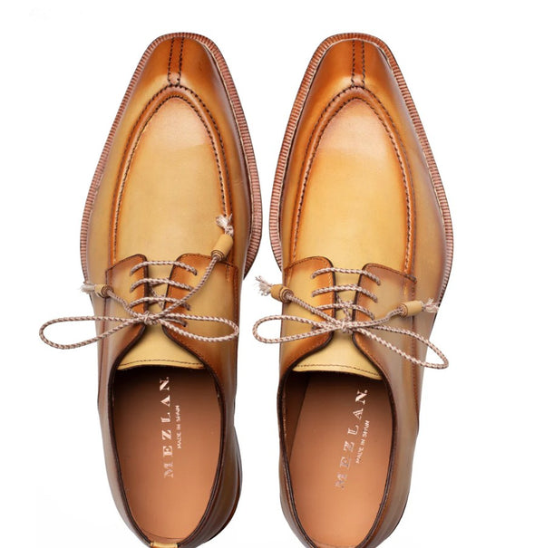 Mezlan Belmonte Leather Shoe - Mustard