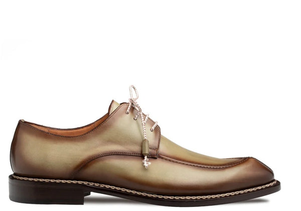 Mezlan Belmonte Leather Shoe - Olive