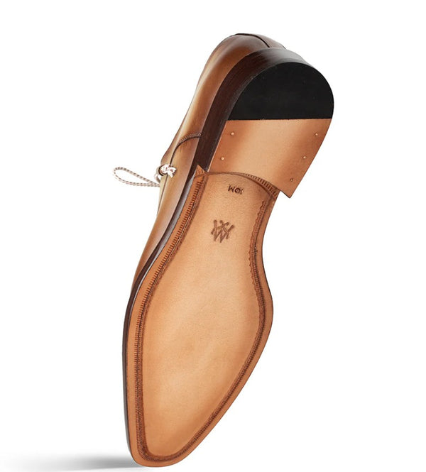 Mezlan Belmonte Leather Shoe - Olive