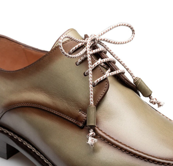 Mezlan Belmonte Leather Shoe - Olive