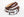 C Collection Leather Belt - Brown/White