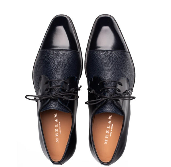 Mezlan Calfskin Oxford - Blue