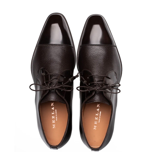 Mezlan Capello High Shine Derby - Brown