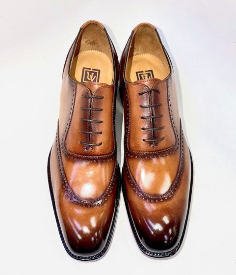 Ugo Vasare Charlton Calfskin Oxford - Walnut