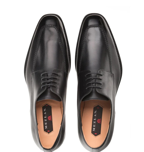 Mezlan Coventry  Calfskin Derby - Black