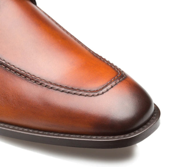 Mezlan Coventry  Calfskin Derby - Cognac