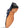 A single navy blue leather dress shoe shown from the sole side, highlighting the tan leather insole and black outsole, on a white background.