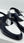 C Collection Leather Sandal - Navy/White