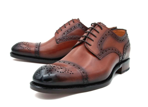 Ugo Vasare Gaelic Leather Oxford - Tobacco