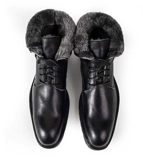 Ugo Vasare George Leather Boot - Black