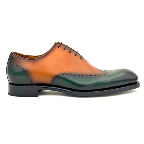 Ugo Vasare Williams Wholecut Shoe - Camel/Green