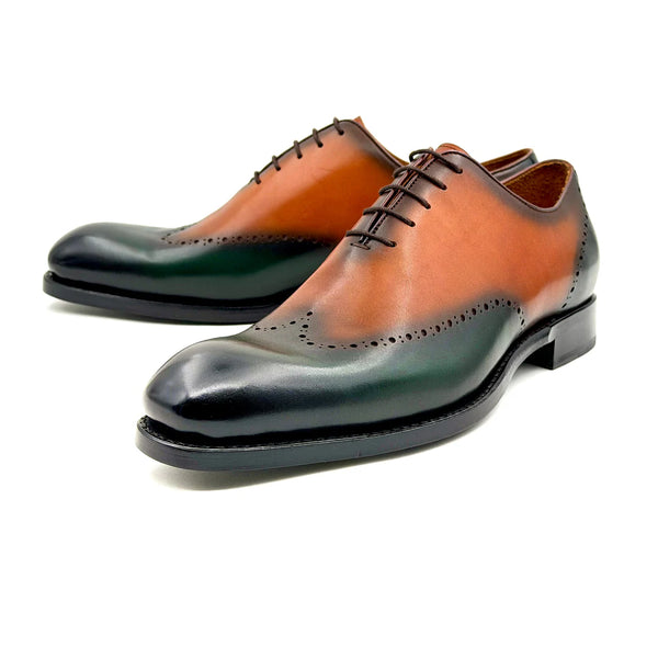 Ugo Vasare Williams Wholecut Shoe - Camel/Green