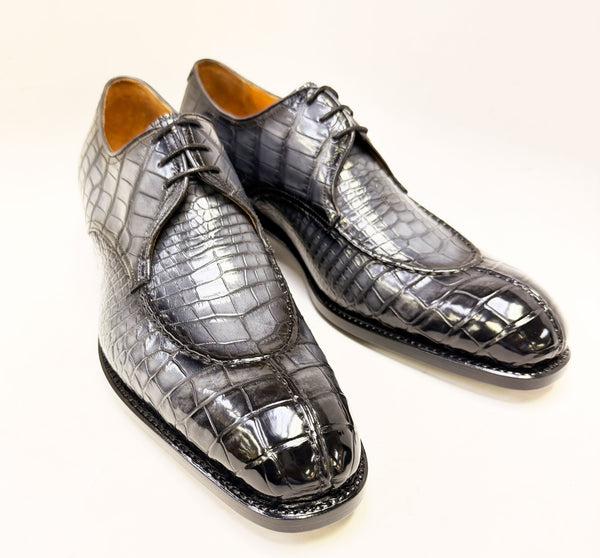Ugo Vasare Jayden Alligator Shoe - Grey