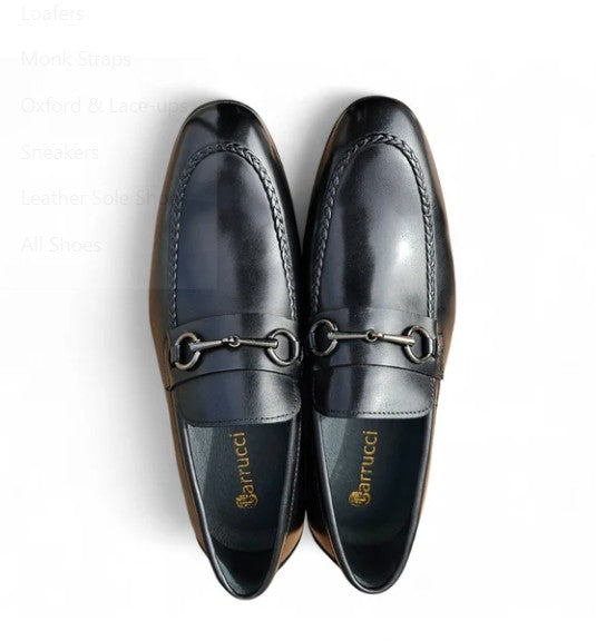 Carrucci Madison Calfskin Loafer - Black