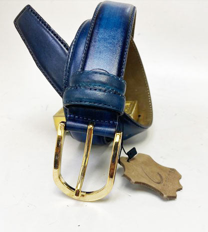 C Collection Miami Leather Driver - Blue