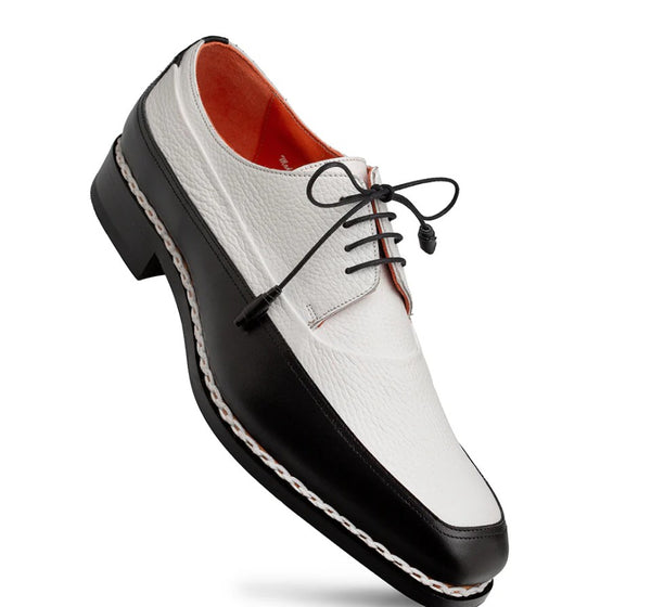 Mezlan Muro lace up shoe - Black/White