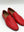 C Collection Palm Springs Leather Belt - Red