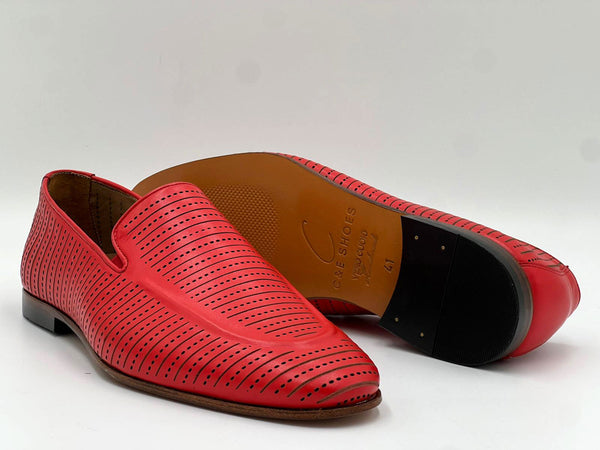 C Collection Palm Springs Loafer - Red