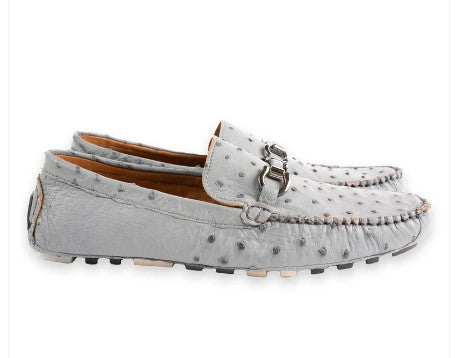 Pelle Palm Beach Ostrich Driver - Grey