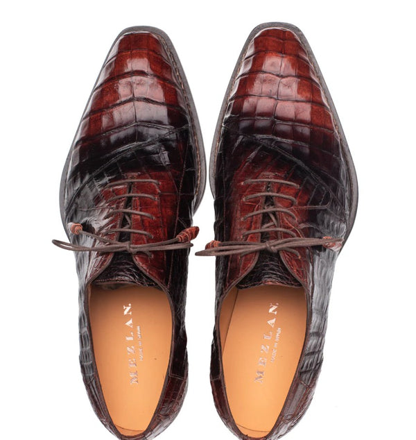 Mezlan Pueblo Crocodile Oxford - Sport/Chocolate