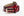C Collection Leather Belt - Red