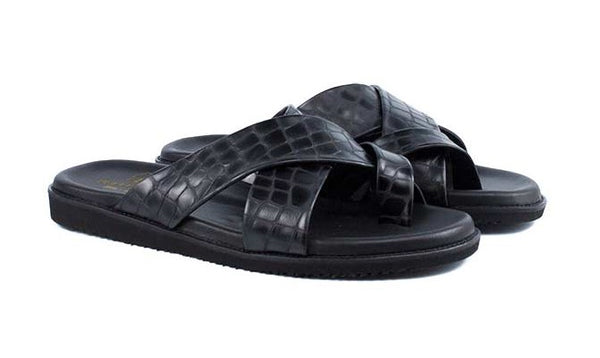 Pelle Leather Sandal - Black