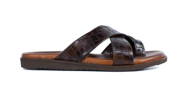 Pelle Leather Sandal - Brown