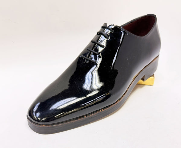 C Collection Patent Leather Oxford - Black