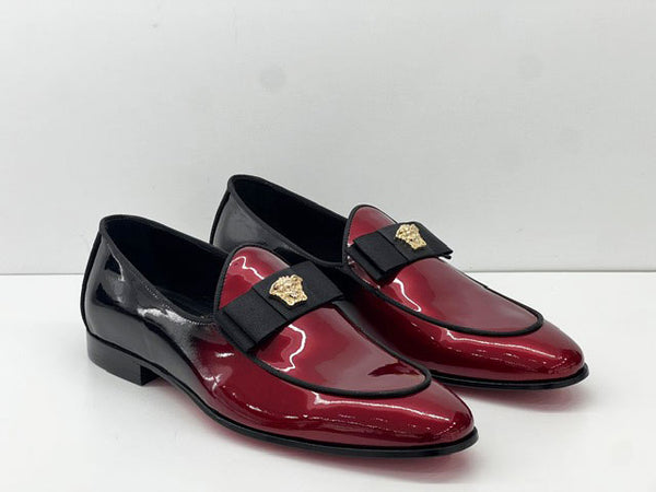 C Collection Patent Leather Loafer - Red