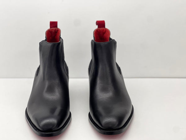 C Collection Leather Boot - Black