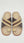 C Collection Leather Sandal - Brown/Beige