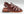 C Collection Leather Sandal - Brown
